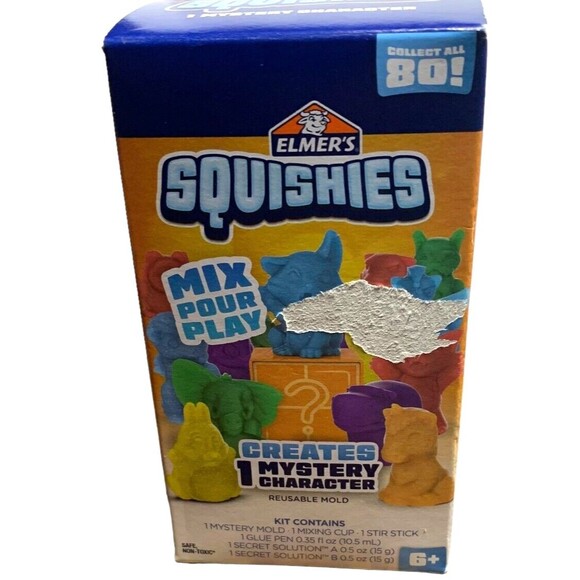 Elmer’s Squishies DIY Squishy Kids Toy Kit, 1 Count Mystery Character NEW SEALED - Picture 1 of 4